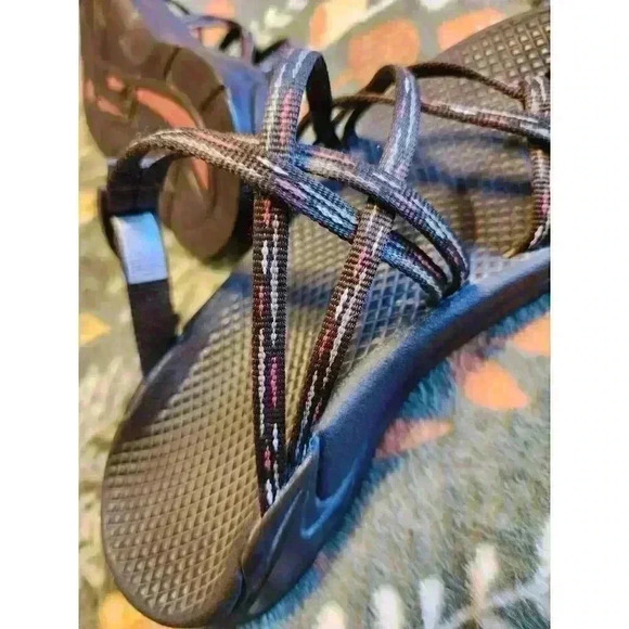 CHACO Zong X EcoTread Womens Sz 6 Double Strap Toe Loop Sandals Slides Durable - Picture 8 of 8